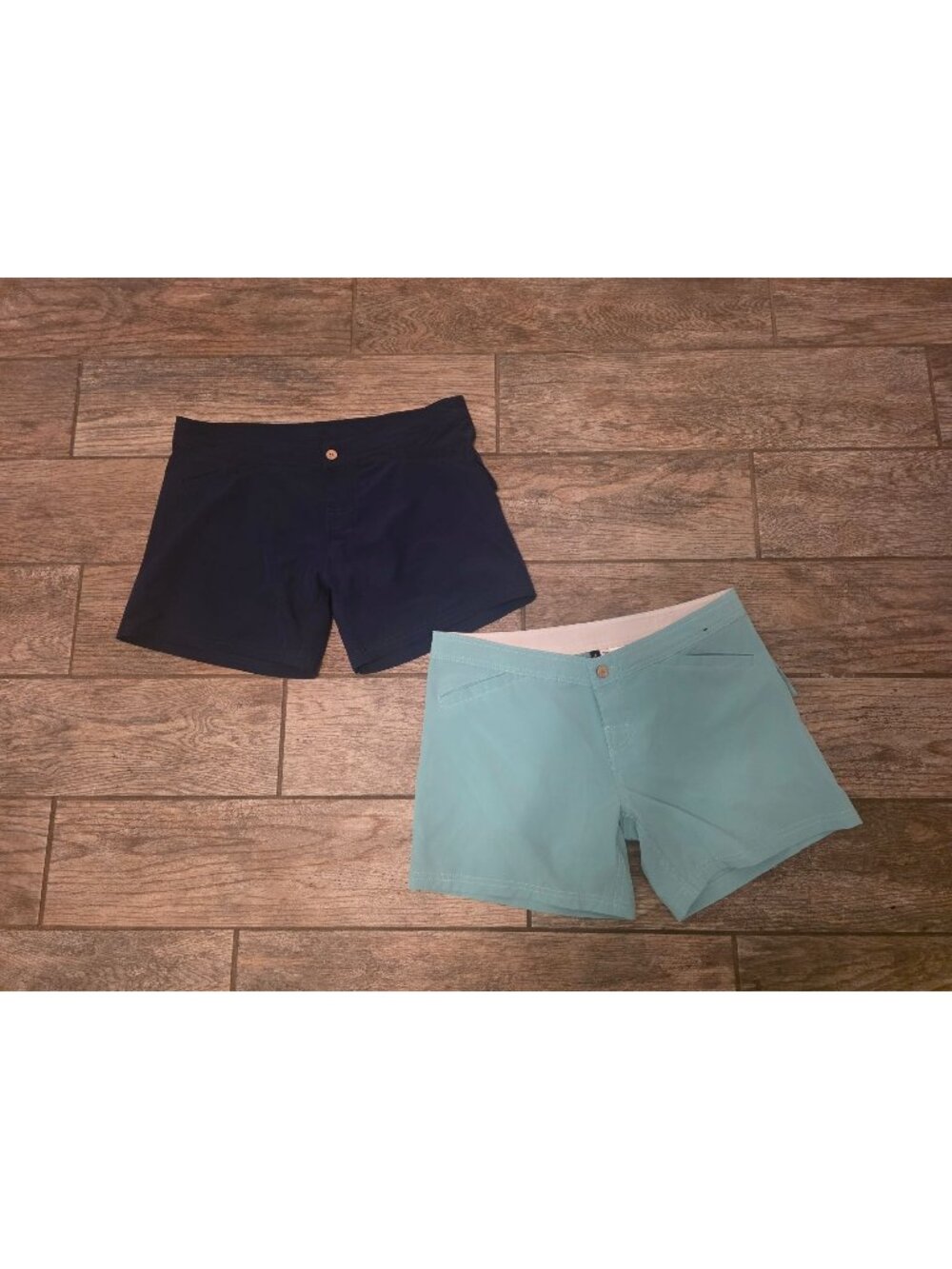 Tormenter Ladies Lot of 2 Navy Green Swim Board Shorts size 6